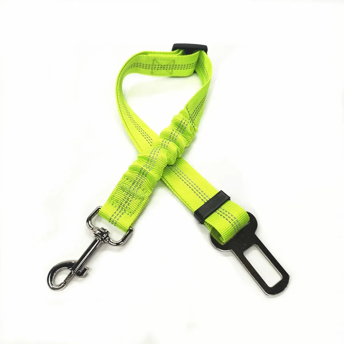 Dog Seat Belt | Quick Release Pet Safety Belt for Car Travel 46-Green