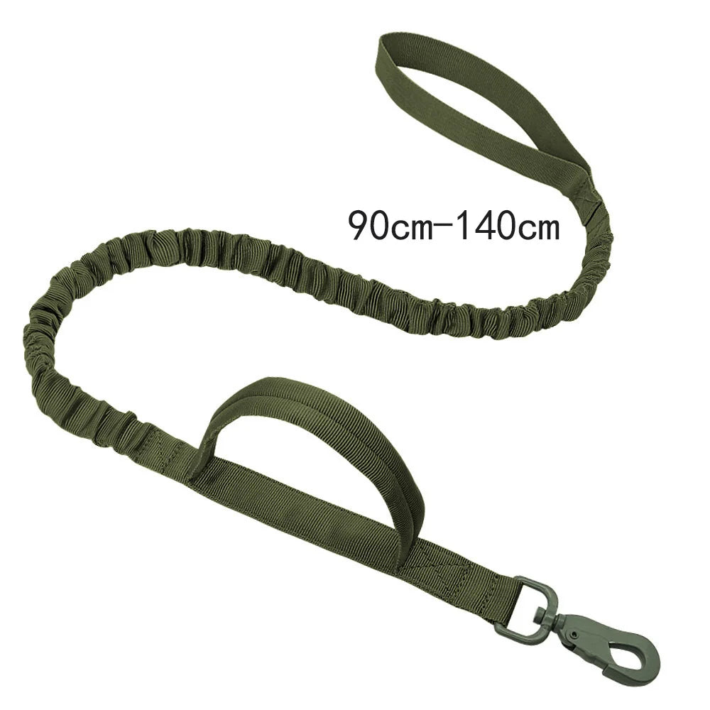 Military Large Dog Harness Pet German Shepherd Training Vest Tactical Dog Harness And Leash Set For Dogs Accessories Green backpack M (20-30)kg