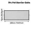 Pet Dog Barrier Fences With 6pcs Hook Pet Isolated Network Stairs Gate New Folding Breathable Mesh Playpen For Dog Safety Fence style 2