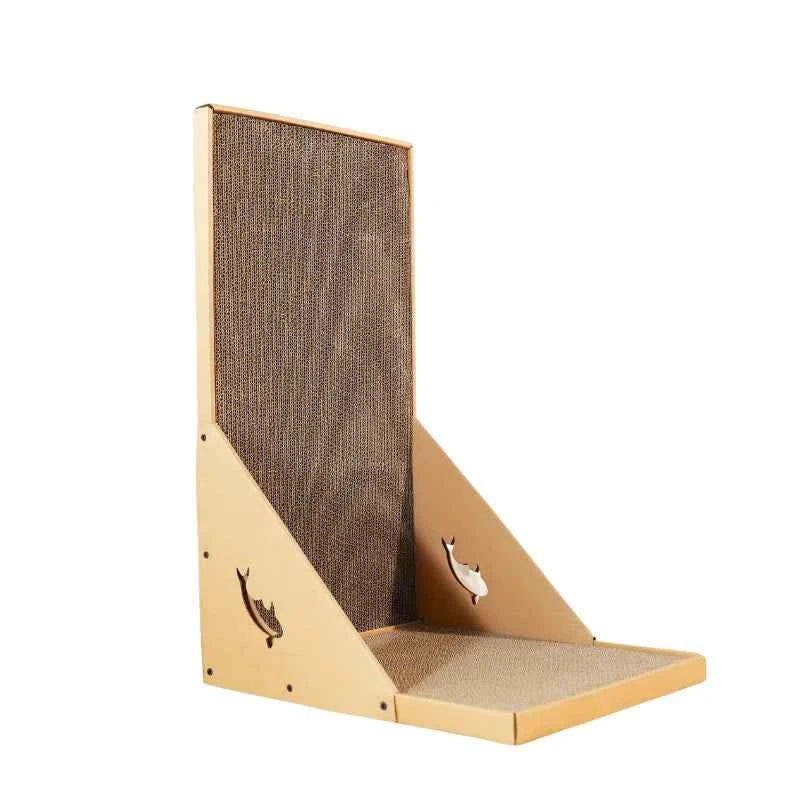 L-Shaped Cat Scratching Post – Vertical Wall Scratcher for Sofa & Furniture Protection L