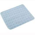 Breathable Self Cooling Pet Mat for Dogs, Lightweight Cooling Pad for Summer Light blue