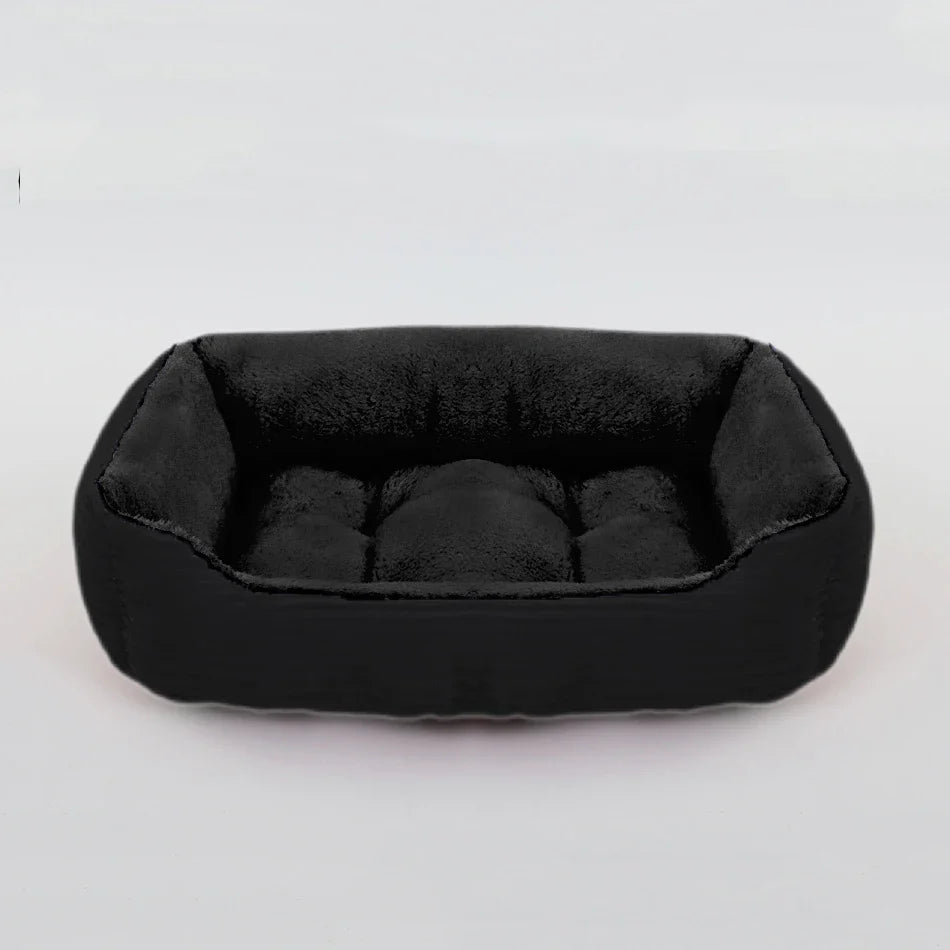 Plush Square Pet Bed for Dogs & Cats, Calming Kennel Sofa Cushion in Multiple Sizes (XS-XXL) cat dog bed 10