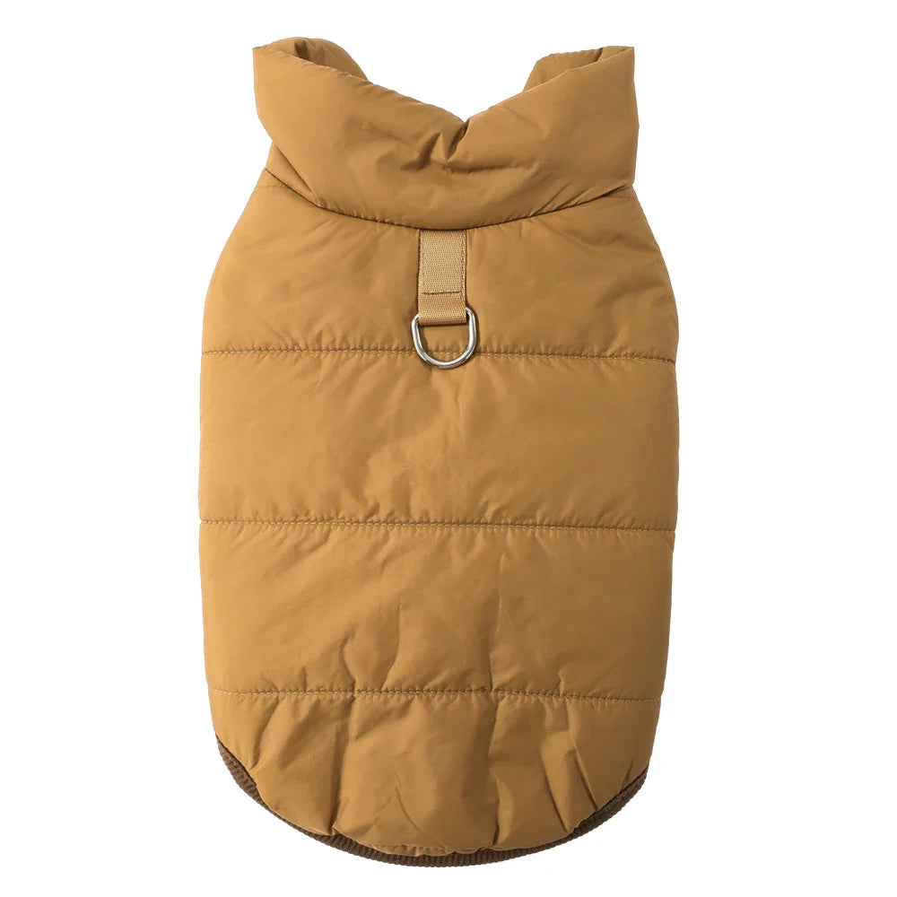 Waterproof Fleece Dog & Cat Winter Coat XS-XL – Thick Windproof Puppy Jacket Vest for Small Breeds (Chihuahua Yorkie Dachshund Beagle) Coffee China Mainland