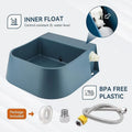 Dog Automatic Water Bowl Dispenser with 1.5m Water Hose 2L Outdoor Auto Fill Pet Water Dispenser for Animal Cat Chickens Rabbits 2 L