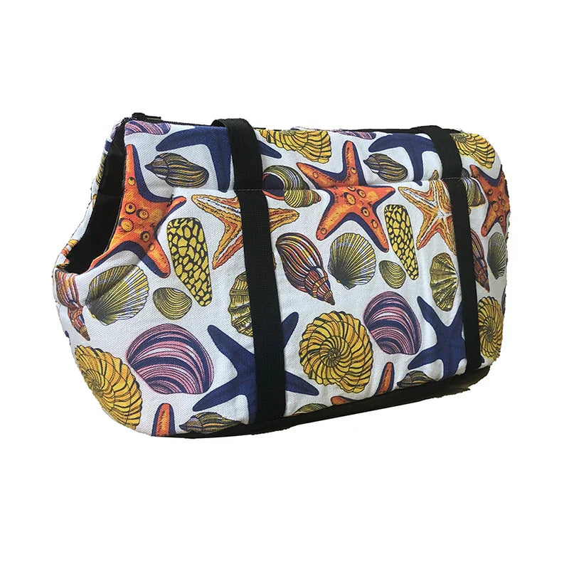 Soft Breathable Pet Carrier Backpack for Small Dogs & Cats — Sling Shoulder Bag, Sizes S & L (40×18×20 cm / 15.7×7.1×7.9 in; 50×23×28 cm / 19.7×9.1×11 in) without fur 3