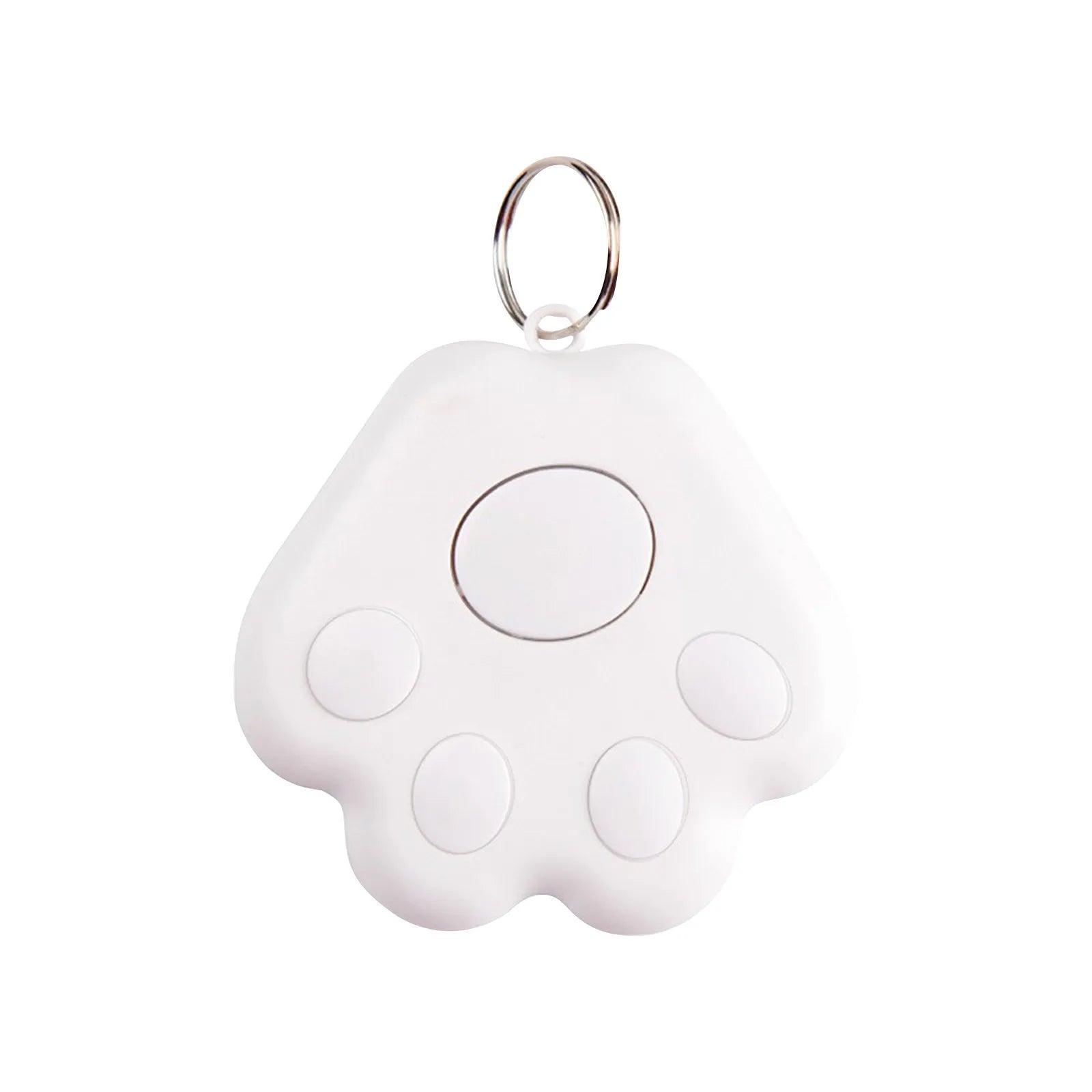 Pet Smart GPS Tracker Mini Anti-Lost Waterproof Bluetooth Locator Tracer For PET Dog Cat Kids Car Wallet Key Collar Accessories White