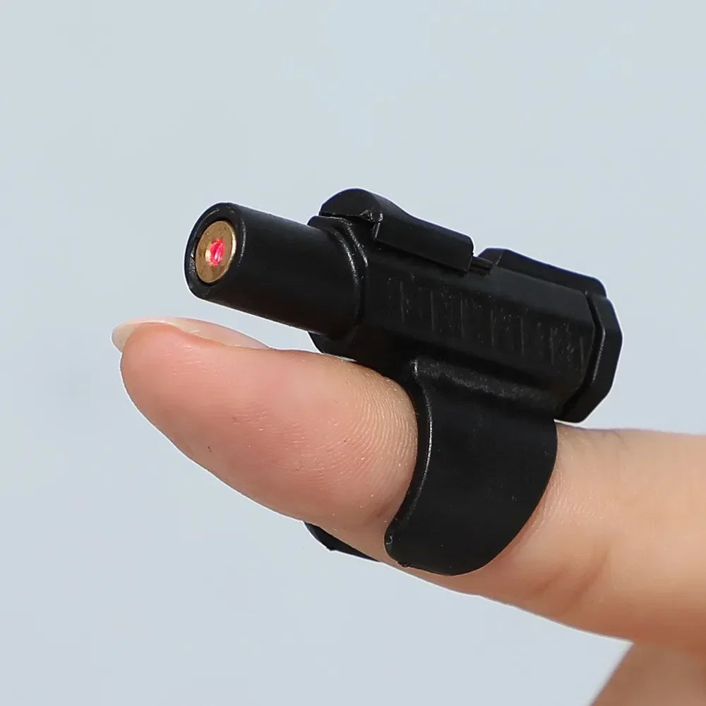 Noverlly Portable Mini Laser Cat Toy - Finger Sleeve Design for Interactive Play and Endless Fun black