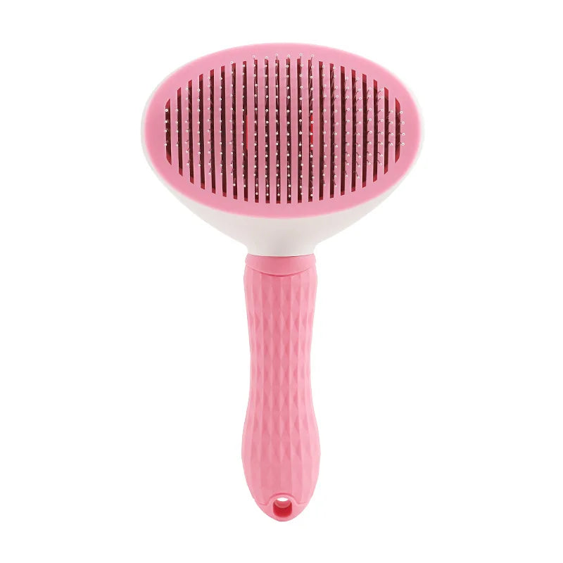 Cordless Dog Grooming Clippers — 18mm (0.71 in) Wide Blade, LED Light & LCD Display, Low-Noise Rechargeable Pet Paw Trimmer Hair comb pink