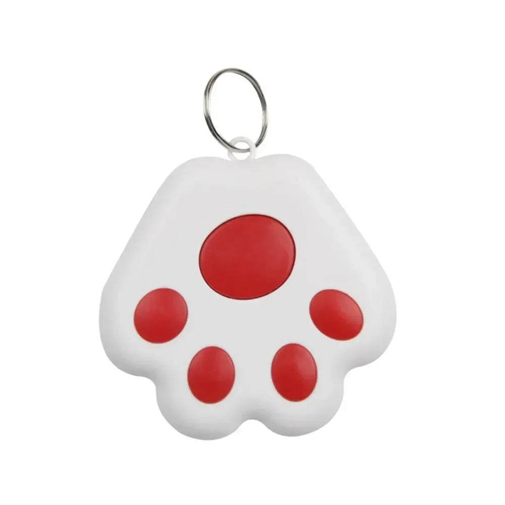 Pet Dog Cat Children's Intelligent Anti Loss Device Bluetooth 5.0 Mobile Phone Two-way Alarm Car Wallet Keychain Accessories Red 1PC