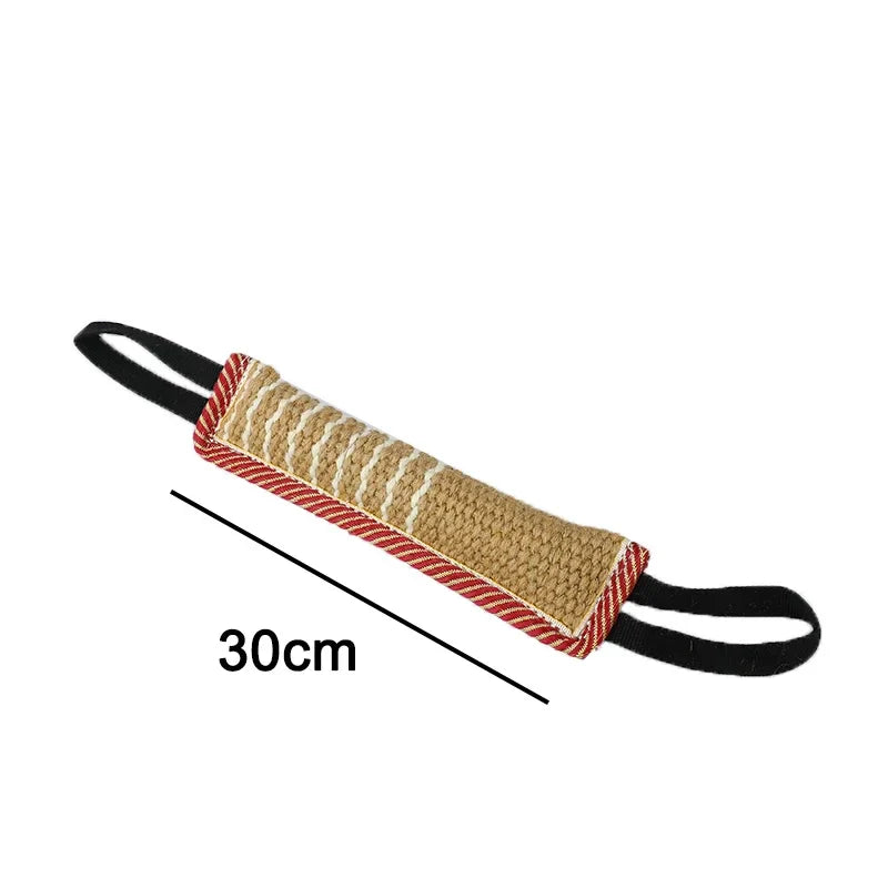 Dog Bite Tug Sleeve with 2 Rope Handles - Durable Hemp Training Toy for German Shepherd, Malinois, Rottweiler H0640-ProfessionalDo
