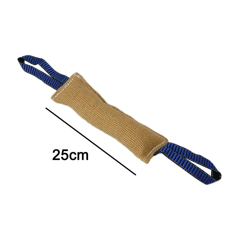 Dog Bite Tug Sleeve with 2 Rope Handles - Durable Hemp Training Toy for German Shepherd, Malinois, Rottweiler H0640-OrdinaryDogTug