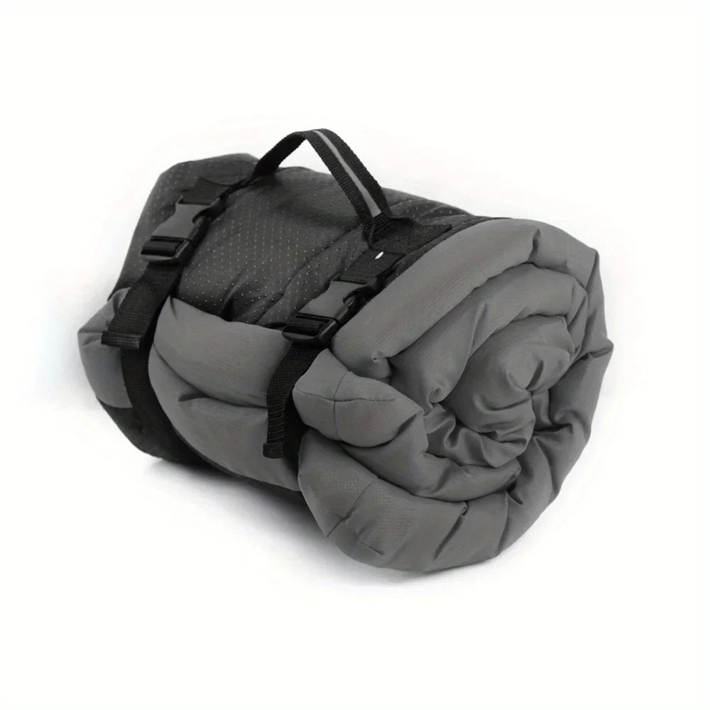 Waterproof Anti-Slip Washable Pet Bed Cushion Outdoor Dog Mat Non-Slip Bed Pad Gray