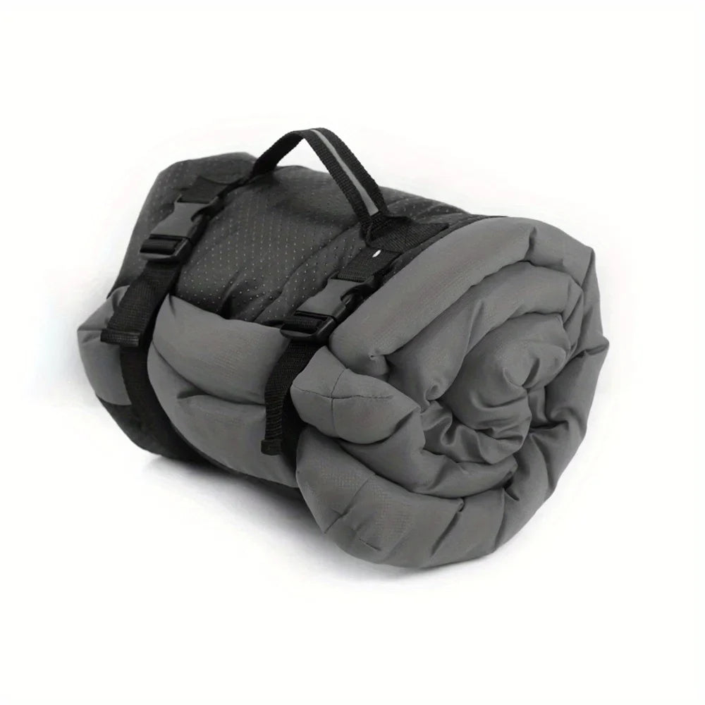 Waterproof Anti Slip Pet Bed Cushion Washable Dog Outdoor Matteress Pet Supplies Gray