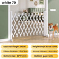 Pet Puppy Fence Retractable Isolation Dog Wooden Fence Folded Indoor Anti-Jailbreak Dog Fences Accessories Isolation Pet Cat Net 70CM