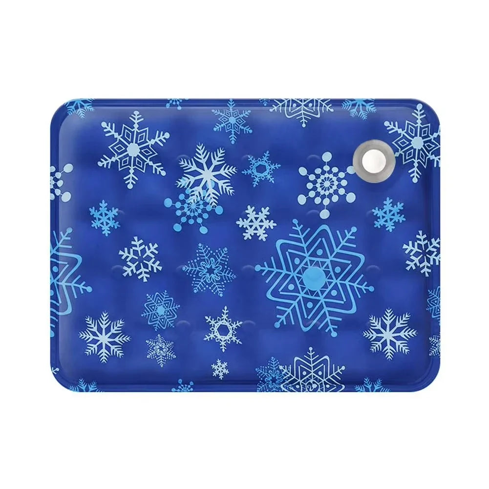 Pet Cooling Mat Dry Ice Pet Cool Pad Water Injection Cooling Dog Beds Keep Your Pet Cool Waterproof Wear Resistant For Dogs&Cats Deep Blue