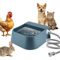 Dog Automatic Water Bowl Dispenser with 1.5m Water Hose 2L Outdoor Auto Fill Pet Water Dispenser for Animal Cat Chickens Rabbits 2 L