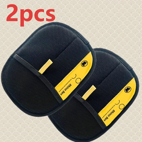 2-Pack Pet Hair Removal Gloves – Double-Sided Grooming Gloves for Cats & Dogs, Anti-Shedding Brush black