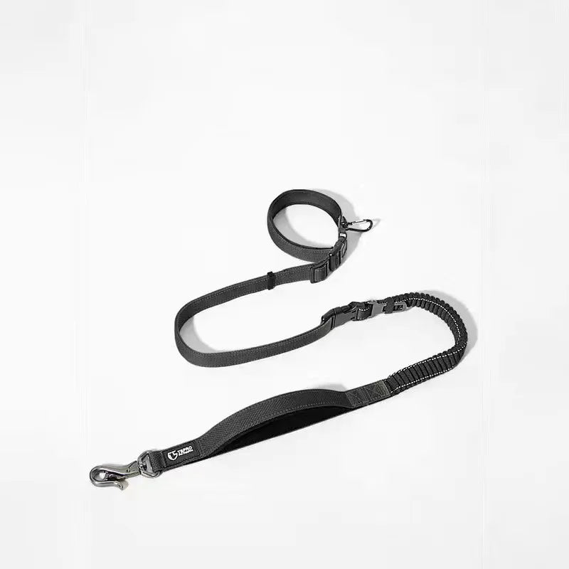 Tactical Dog Collar with Leash - No-Pull Anti-Escape Collar for Large & Medium Dogs, Outdoor Training Pet Collar Black leash China Mainland