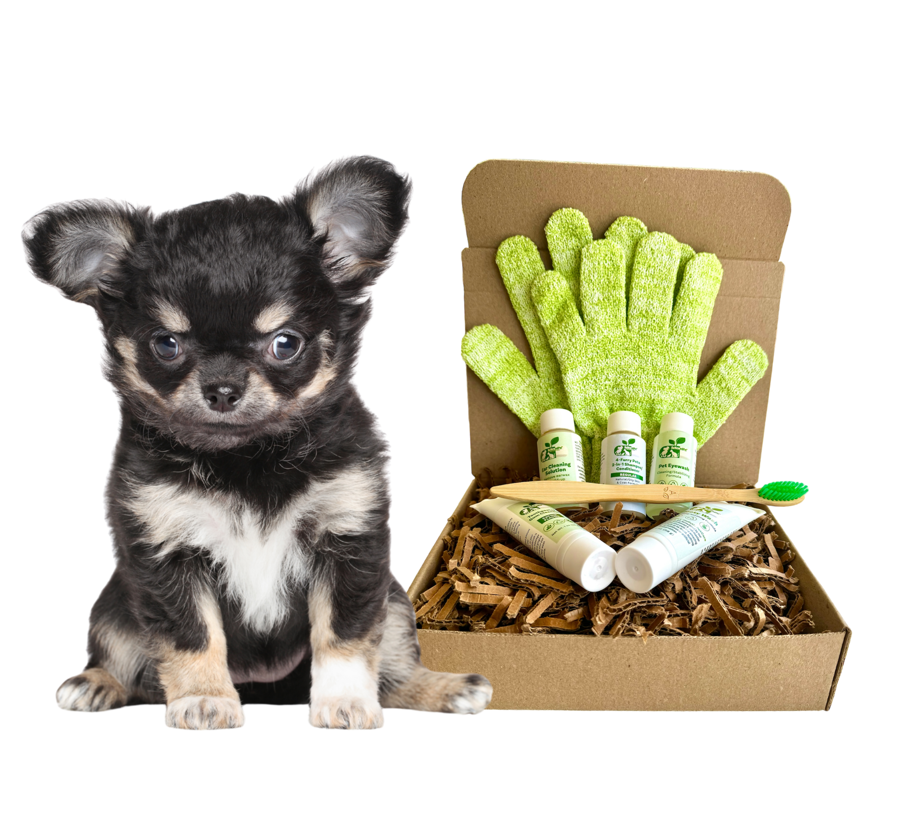 4-FURRY DOGS *SENSITIVE GROOMING KIT SAMPLE SIZE ($7.19 oz.)