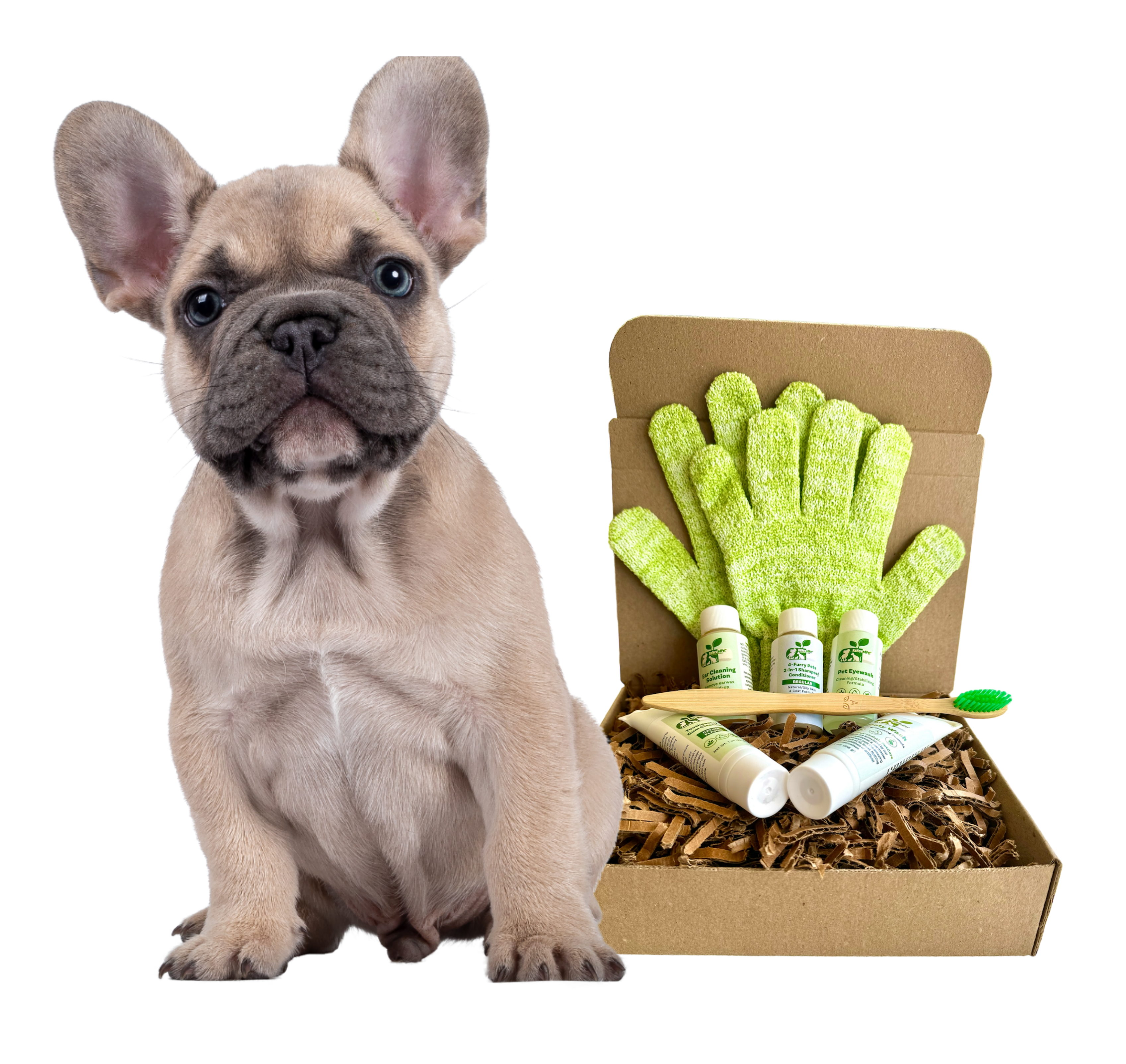 4-FURRY DOGS *REGULAR GROOMING KIT SAMPLE SIZE ($7.19 oz.)