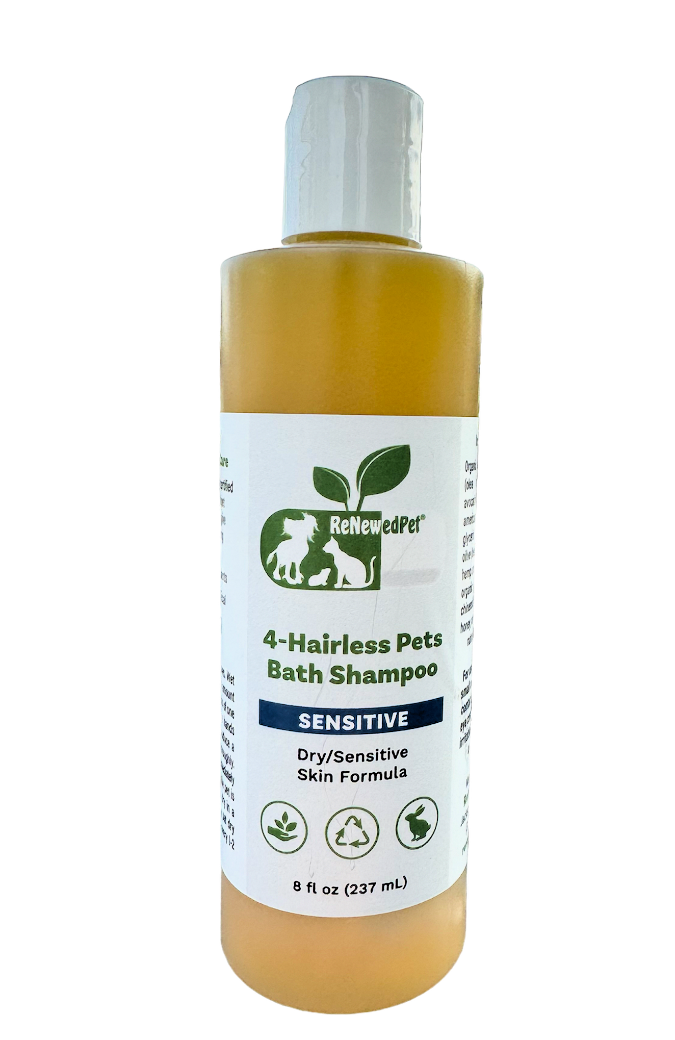 4-HAIRLESS PETS SENSITIVE SHAMPOO 8 OZ. ($4.11 oz.)