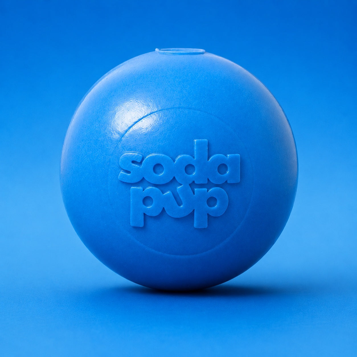 Squeak Ball - Durable Squeaky Dog Toy, Floats, Chew Toy | USA Made Medium Squeaker Ball - Light Blue