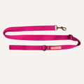 Tilley + Me Hemp Cotton Dog Leash - Durable, Sustainable, Adjustable, Lightweight & Soft-Malibu Viva Magenta