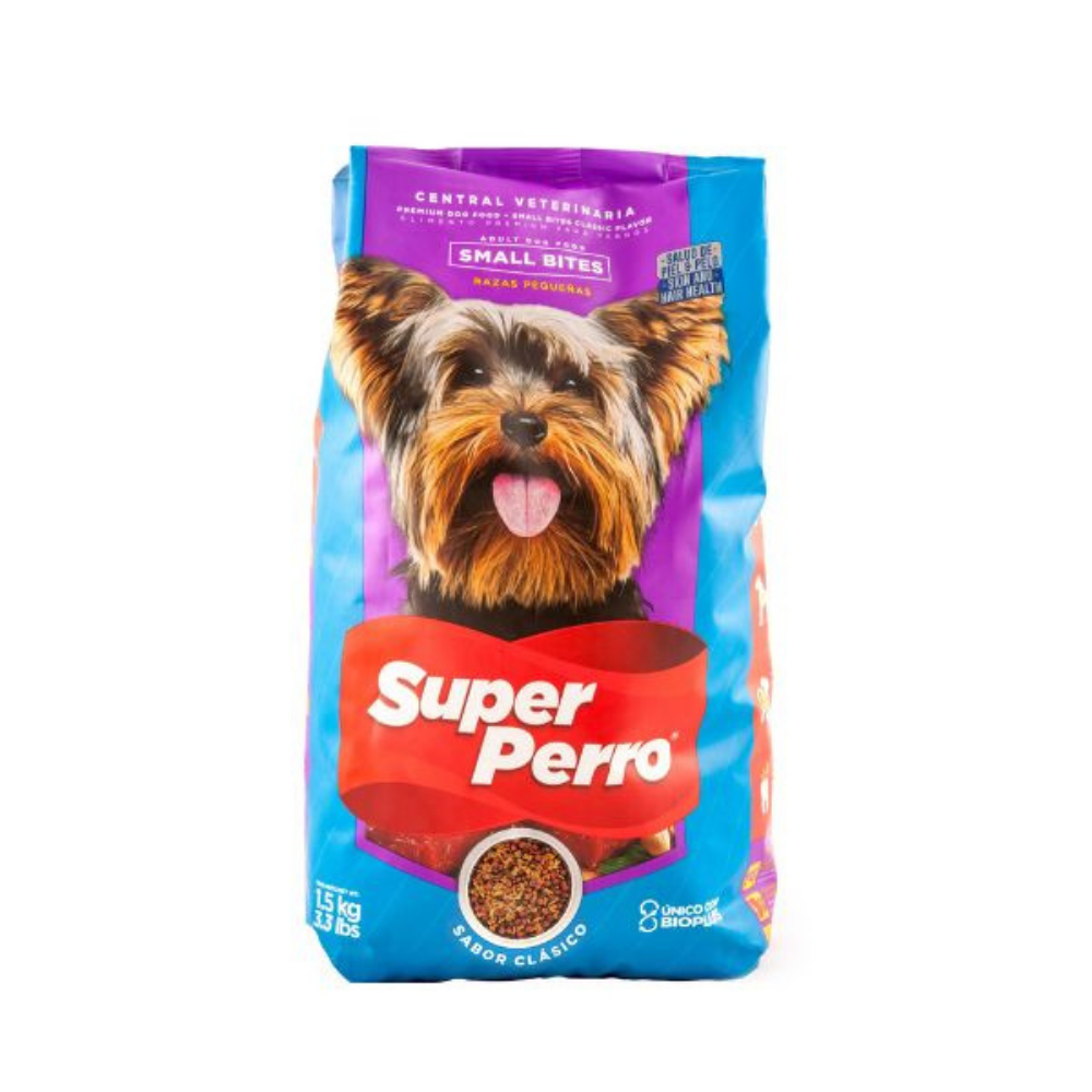 Super Perro Small Bites Classic Flavor Adult Dog Food (3.3 lb) Default Title