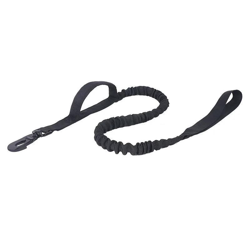 Dog Traction Tactical Collar Outdoor Neck Ring Thickened Large Dogs Can Hold Dog Neck Cover dog collar Black