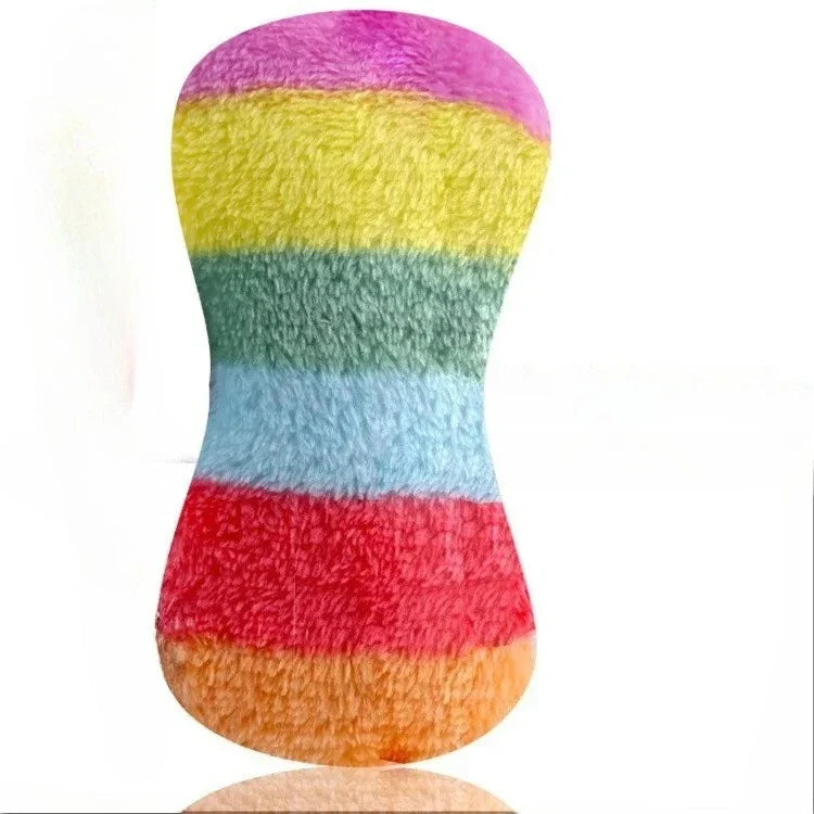 Fleece Dog Chew Toy - Soft Puppy Teething & Tug Toy for Small Dogs Bone