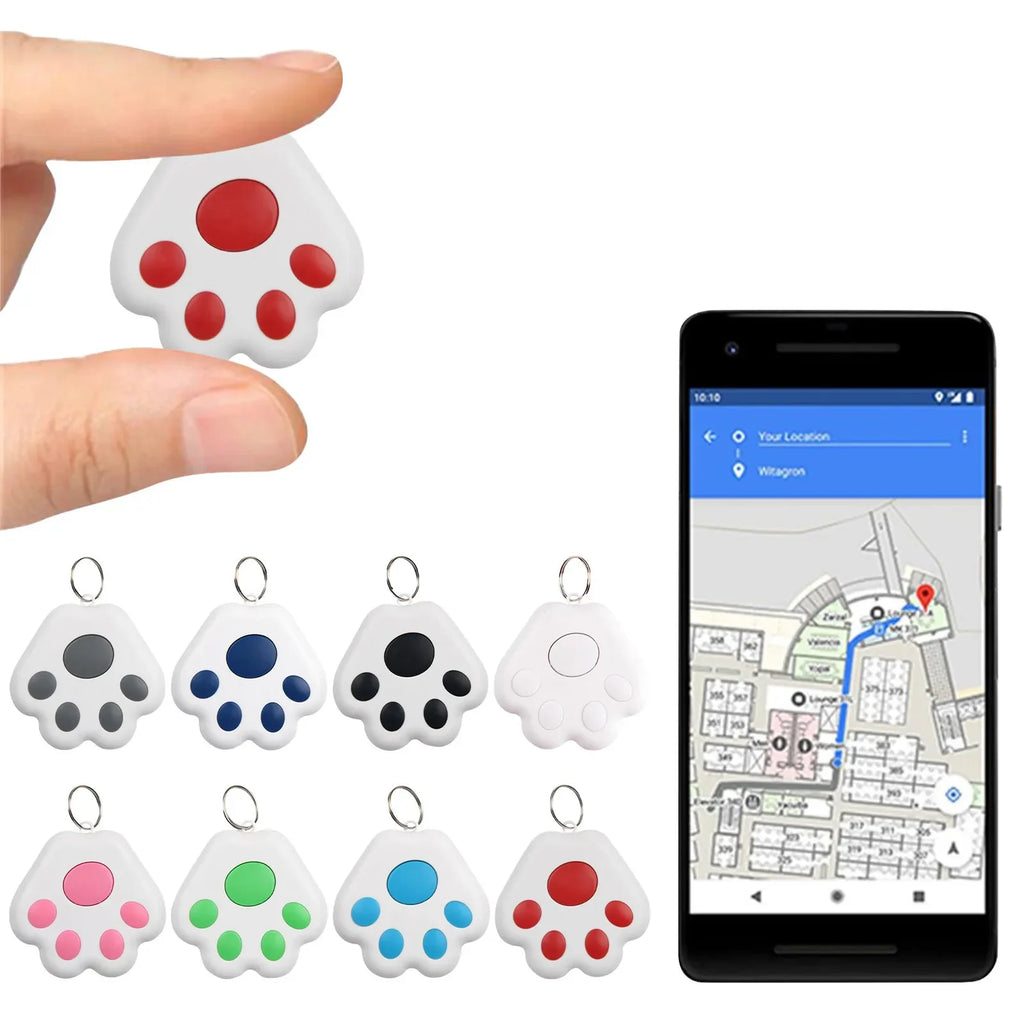 Pet Smart GPS Tracker Mini Anti-Lost Waterproof Bluetooth Locator Tracer For PET Dog Cat Kids Car Wallet Key Collar Accessories