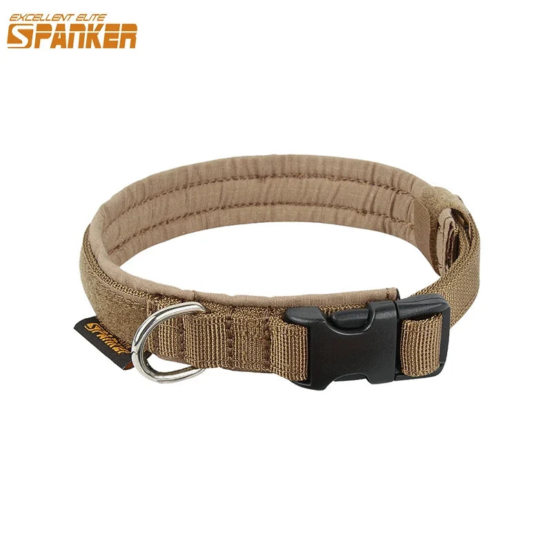 Tactical Dog Collar Puppy Collars Adjustable Soft Nylon Outdoor Training Collar Medium Large Dog German Shepherd Training Collar