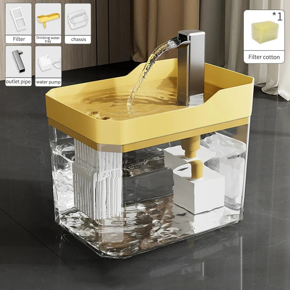 Automatic Recirculating Pet Water Dispenser & Smart Feeder for Cats & Dogs