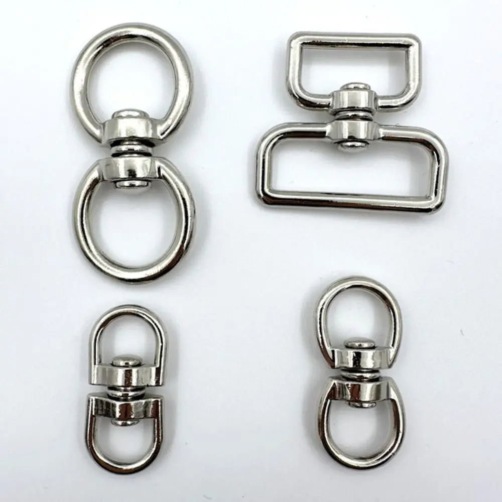 Metal Eight-Character Rotating Buckle Ring Anti-Knotting Dog Chain Buckle Connecting Ring DIY Jewelry Pendant Jewelry Accessory