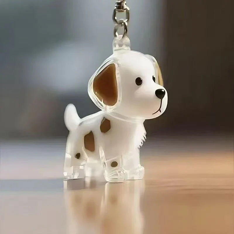 Clear Puppy Hair Memorial Keepsake Capsule | Pet Fur Container DIY Pendant Keychain A11
