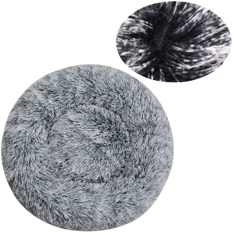 Calming Plush Pet Bed for Dogs & Cats - Corduroy Fleece Bolster, Non-Slip Waterproof Bottom, Multiple Sizes (15.7–35.4 in / 40–90 cm) 7