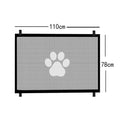 Dog Gate for Stairs - Pet House Screen Door with 4 Hooks, Indoor Safety Fence Barrier, Stairway Pet Gate for Dogs Cats L 110cm