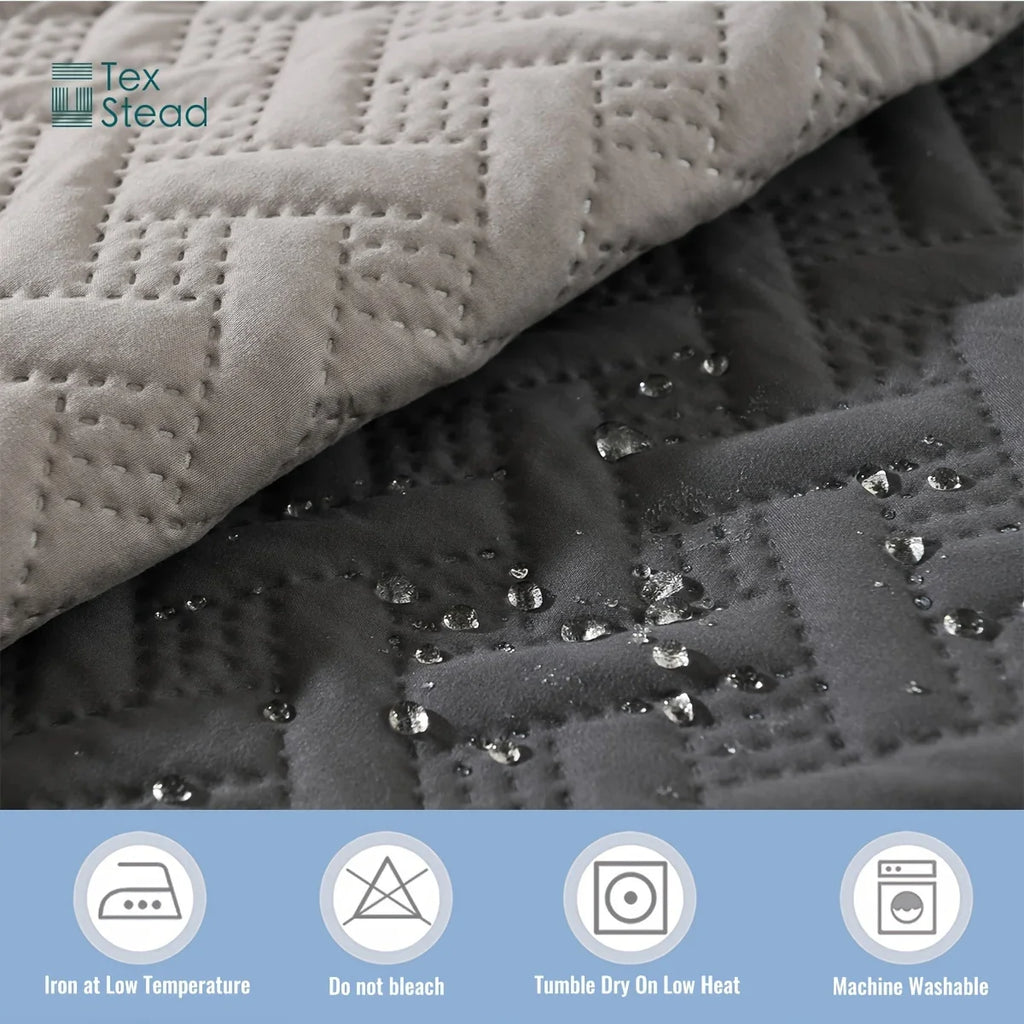 Brick Pattern Anti-Hair Pet Mat,Reversible Waterproof Dog Cushion,Washable Non-Slip Sofa Cover,Soft PU Foam Bed for Cats Dogs