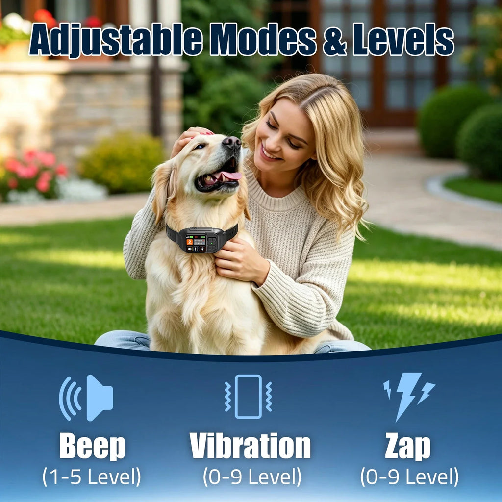 GPS Wireless Dog Fencing System - Electric dog fencing with GPS Electric Satellite Technology,Customizable regions,15-2000m