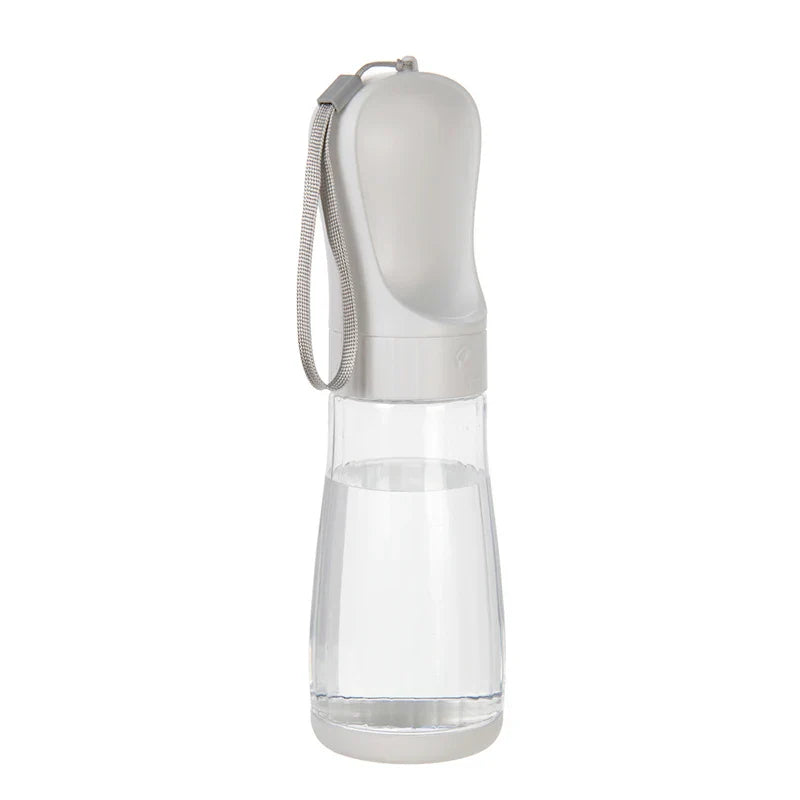 Portable 2-in-1 Dog Water Bottle with Food Container – Travel Pet Water Dispenser for Small to Large Dogs & Cats White 510ML Water China Mainland