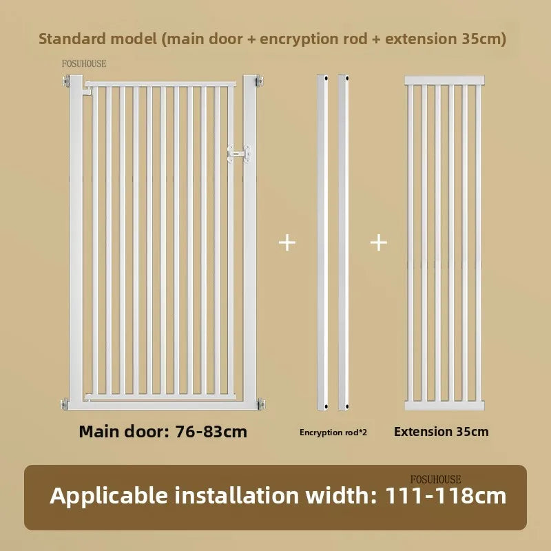 Free Punch Pet Fence Dog Fences Isolation Door Anti-Cat Door Fence Indoor Special Encryption Dog Safety Corral for Pet Products W111-118CM