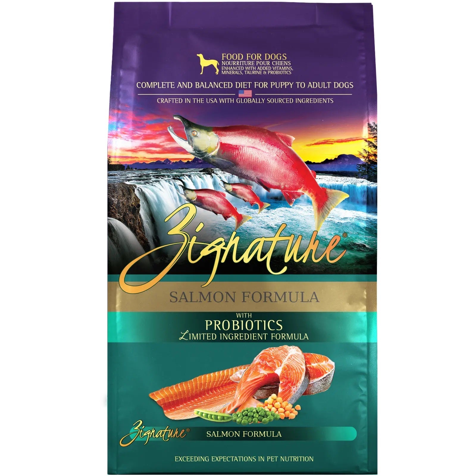 Salmon Formula Dog Food by Zignature 25lb (No Shipping)
