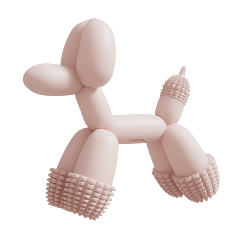 Balloon Dog Toy Pink
