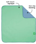 Reusable Waterproof Pet Mat Washable Nursing Pad Anti Slip Urine Pad Dog Cat Turnover Mattress green