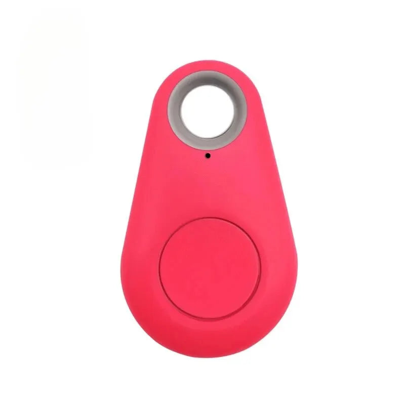 Mini Dog GPS Bluetooth 5.0 Tracker Anti-Lost Device Round Anti-Lost Device Pet Kids Bag Wallet Tracking Smart Finder Locator Red