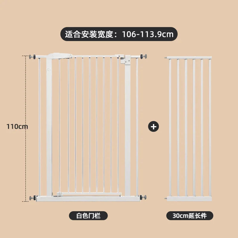 Pet Fences Anti-cat Door Fence Cat Fences Isolation Door Dog Fence Pet Barrier Door Guardrail Dog Supplies width 106-113.9CM Height 110cm