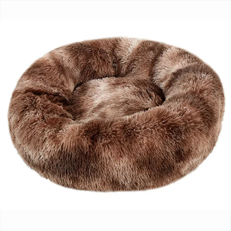 Calming Plush Pet Bed for Dogs & Cats - Corduroy Fleece Bolster, Non-Slip Waterproof Bottom, Multiple Sizes (15.7–35.4 in / 40–90 cm) 11