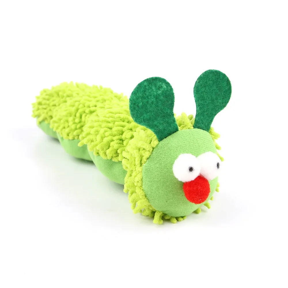 Caterpillar Catnip Chew Toy for Cats – Silvervine Molar & Teaser Toy