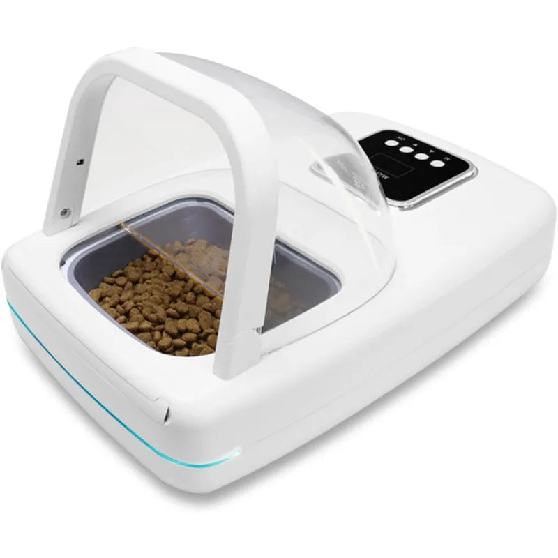 Automatic Pet Feeder with Collar Sensor, Anti Food Grabing, Intelligent Feeding, Microchip Cat Feeder for Cats Medium-Sized Dogs 1 Feeder