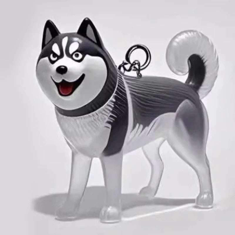 Clear Puppy Hair Memorial Keepsake Capsule | Pet Fur Container DIY Pendant Keychain A13